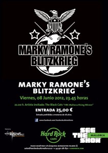 Marky Ramone i Black Cats cartell