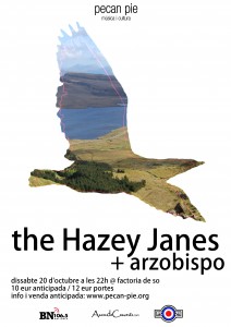 Cartell The Hazey Janes i arzobispo Factoria de So