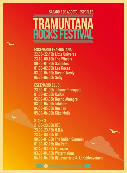 HORARIS TRAMUNTANA ROCKS 2014