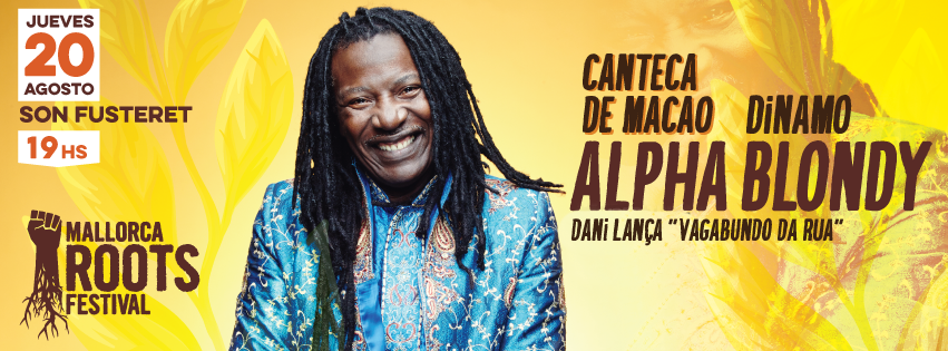 cartell horitzontal Alpha Blondy