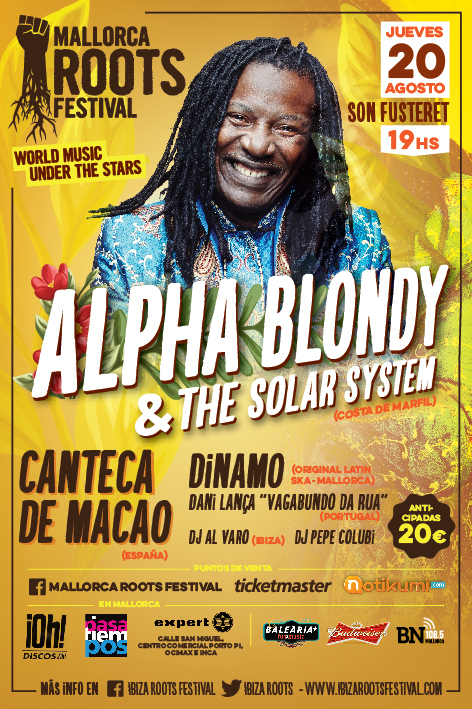 cartell vertical Alpha Blondy