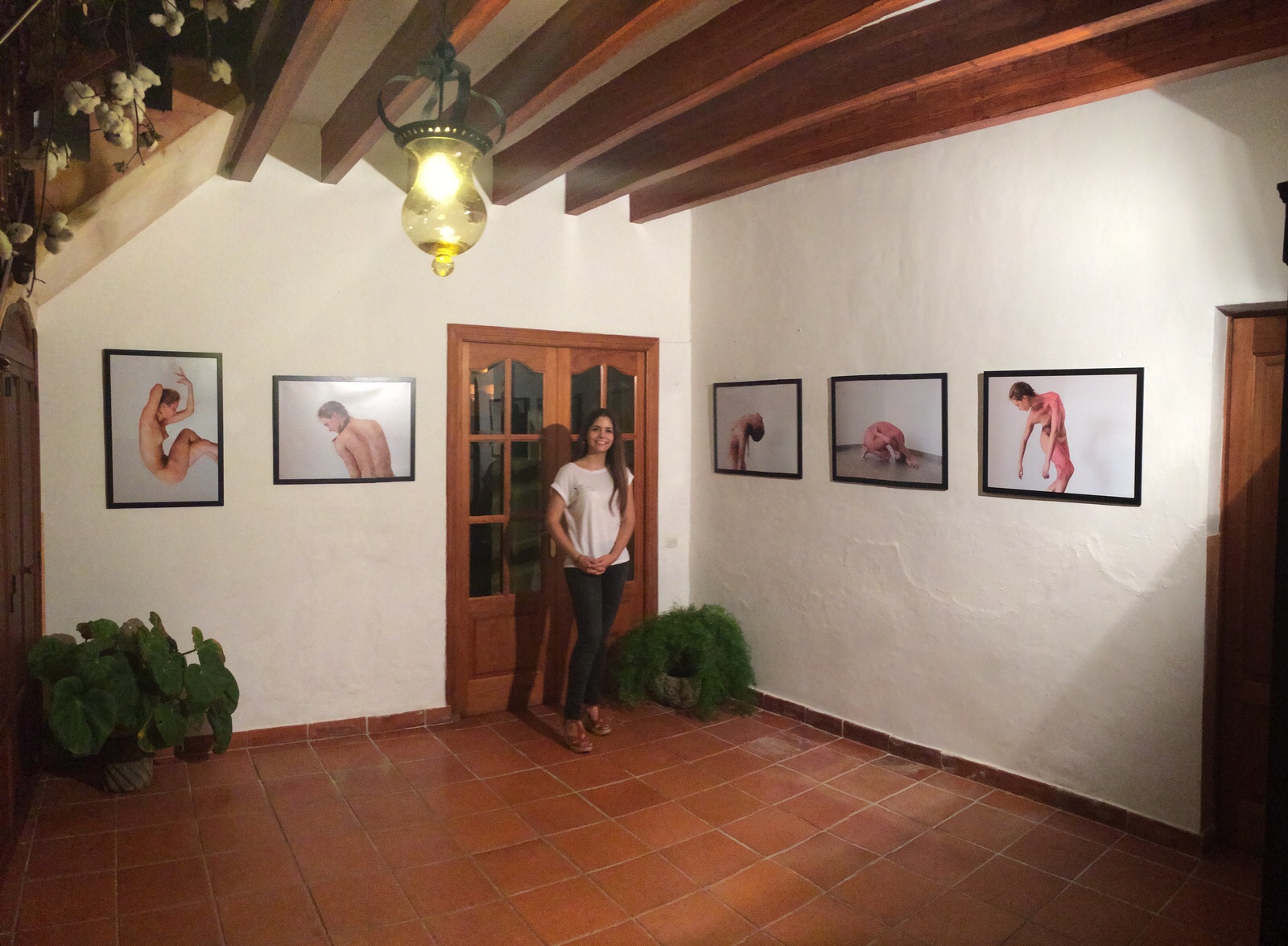 Exposició de la fotògrafa María Cano al Goletart 2015 (foto per Juan Antonio Montañez)
