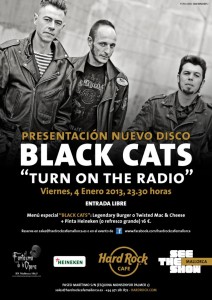 Black Cats Cartell presentacio Turn On The Radio