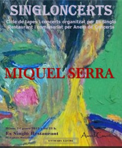Miquel Serra al SINGLONCERTS
