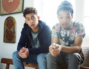 Jordan i Harley dels Rizzle Kicks